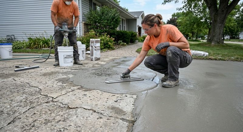 Cement Resurfacing in West Des Moines, IA