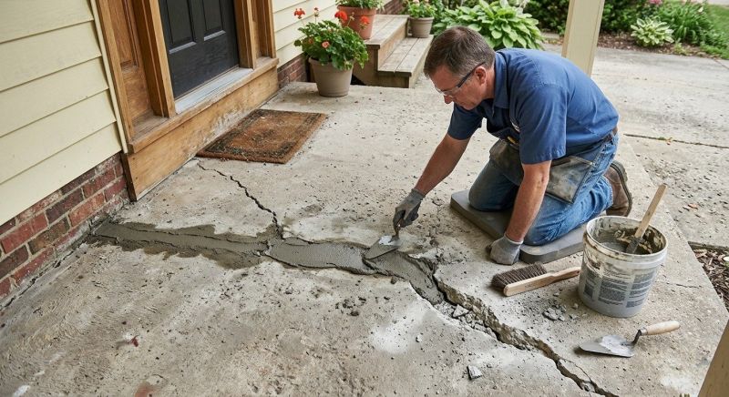 Concrete Porch Repair in Corpus Christi, TX