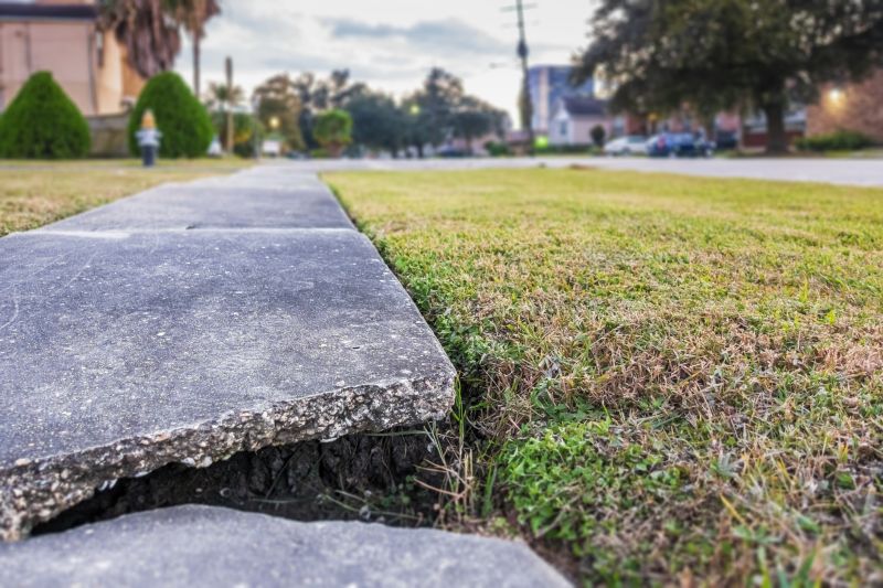 Cracked Sidewalk Repair in West Des Moines, IA
