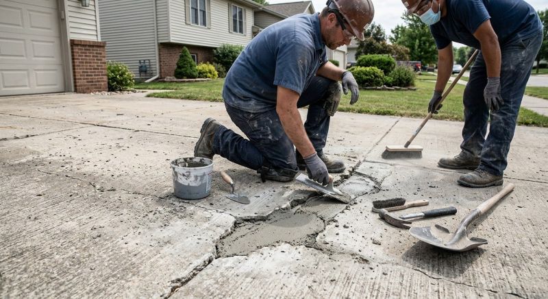Slab Repair in Des Moines, IA