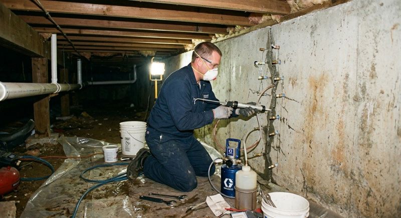 Basement Crack Repair in Sarasota, FL