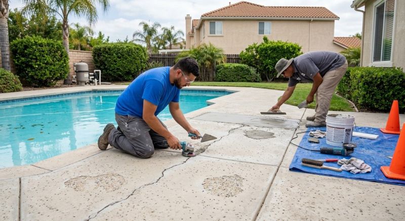 Cement Patio Repair in Des Moines, IA