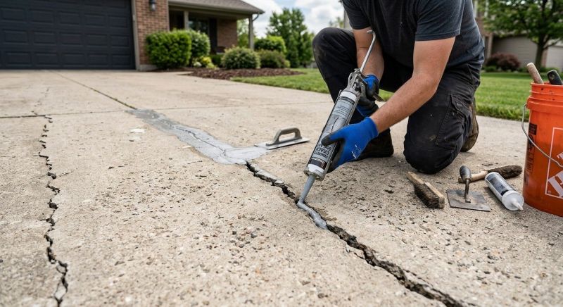 Concrete Driveway Repair in Corpus Christi, TX