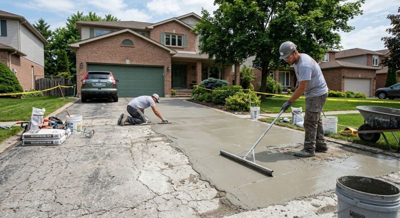 Concrete Driveway Resurfacing in Corpus Christi, TX