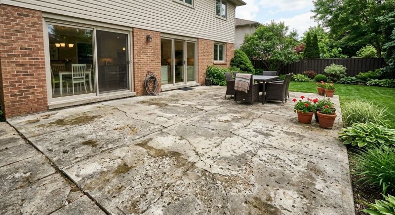 Concrete Patio Refinishing in Des Moines, IA
