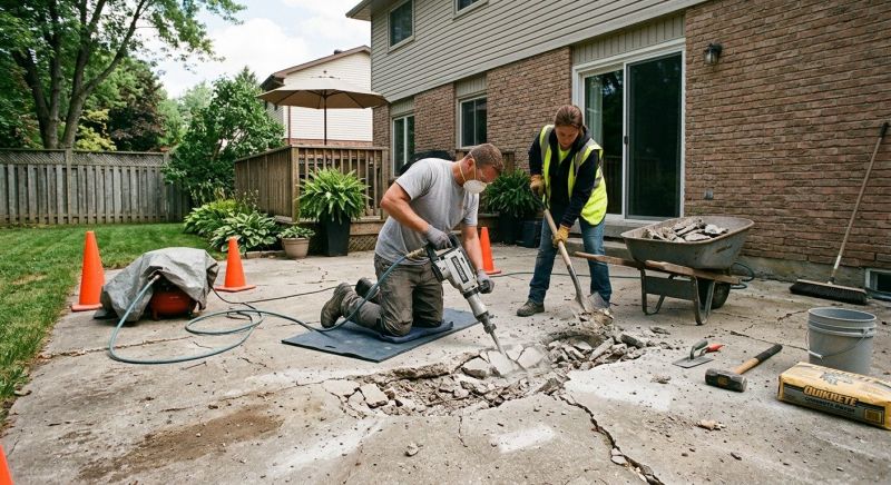 Concrete Pool Patio Repair in Corpus Christi, TX