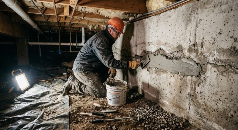 Cracked Foundation Repair in Columbus, OH