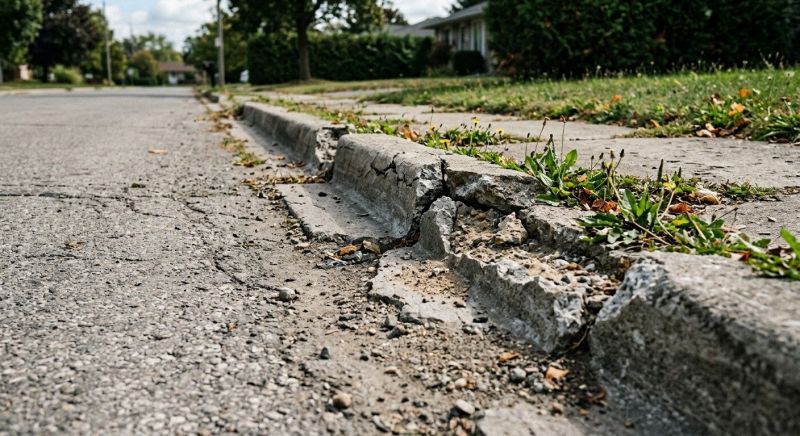 Curb Repair in West Des Moines, IA