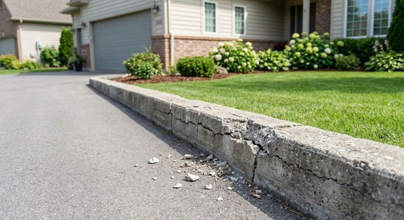 Driveway Curb Repair in Des Moines, IA