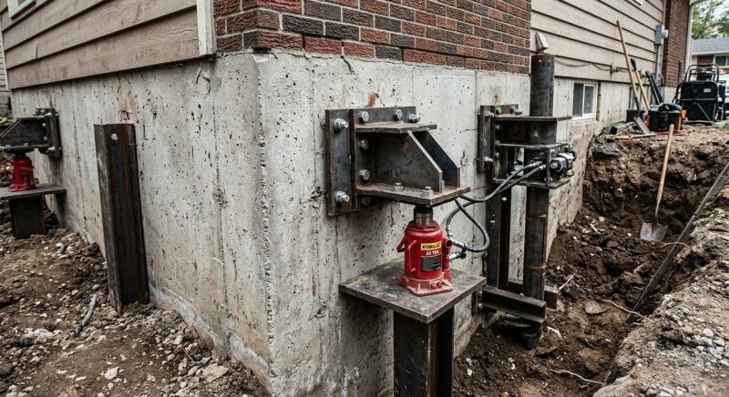 Foundation Pier Leveling in Tampa, FL