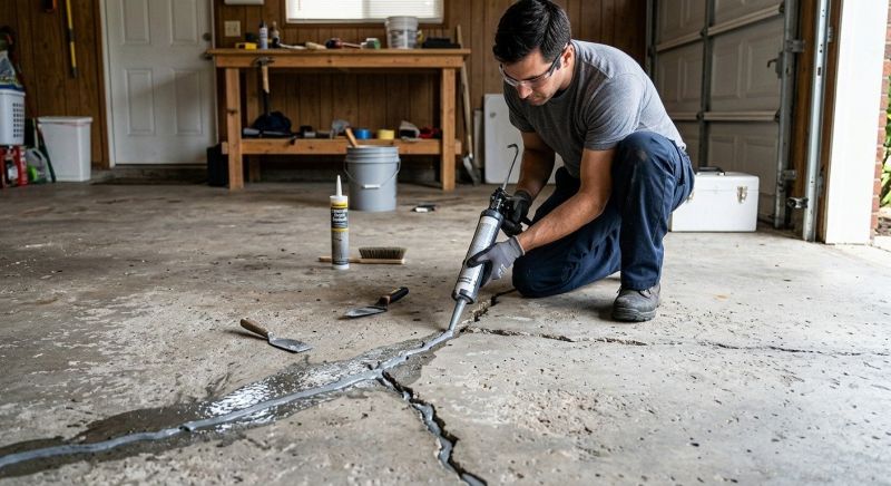 Garage Crack Repair in Corpus Christi, TX