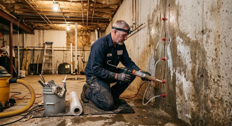 Leaking Basement Repair in Tampa, FL