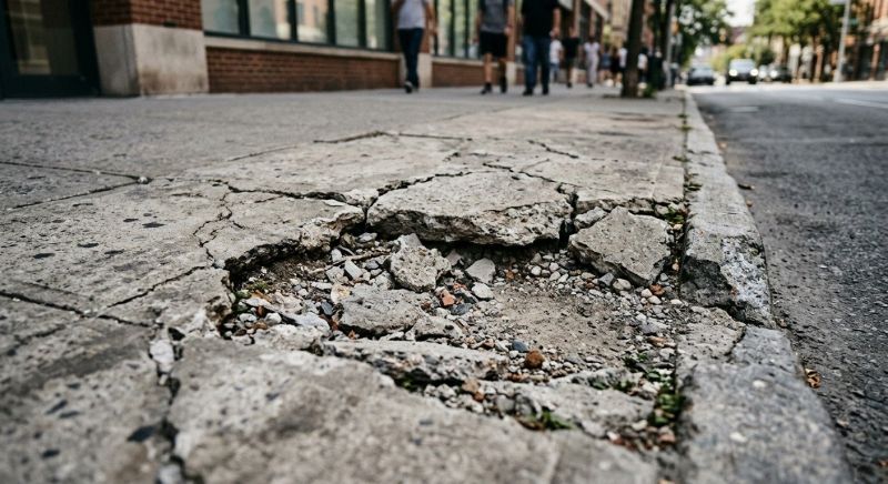 Sidewalk Grinding in West Des Moines, IA