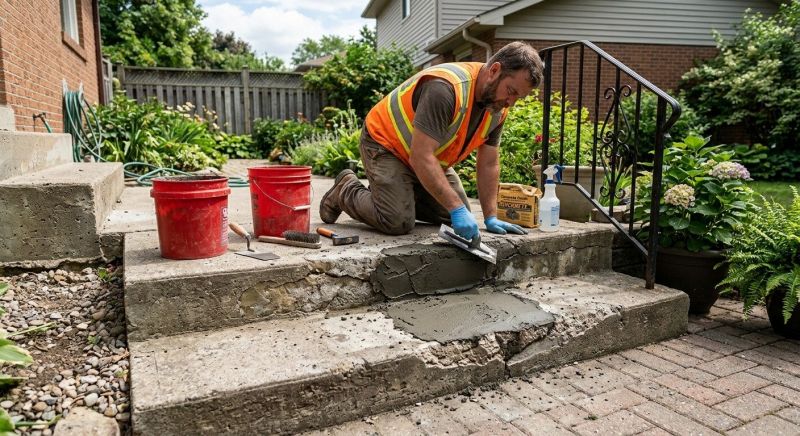 Walkway Repair in West Des Moines, IA