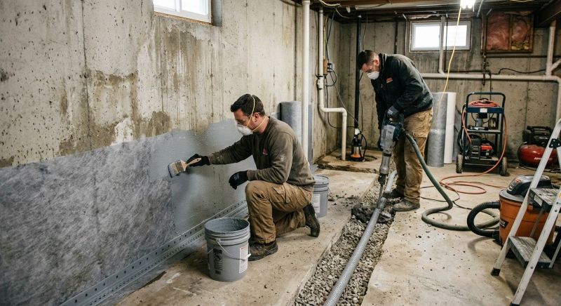 Wet Basement Solutions in Montgomery, AL