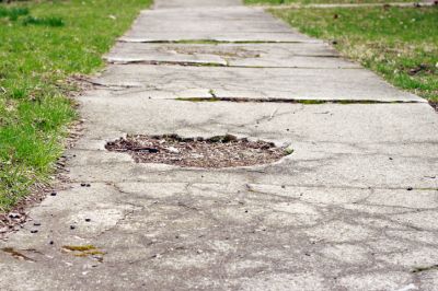 Sidewalk Hole Patching